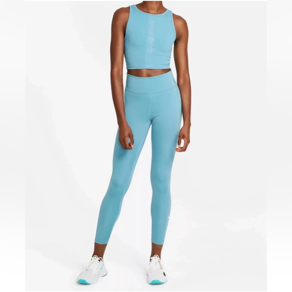 Nike One Dri-Fit
Women's High-Waisted 7/8
Leggings Pants Tights Size S Blue - Picture 1 of 14